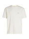 Calvin Klein T-Shirt aus Baumwollstretch mit Badge - weiß (YAS)