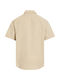 Calvin Klein Kurzarmhemd aus Leinen-Baumwolle - beige (PF0)