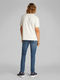 Calvin Klein T-Shirt aus Baumwollstretch mit Badge - weiß (YAS)