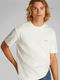 Calvin Klein T-Shirt aus Baumwollstretch mit Badge - weiß (YAS)