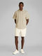 Calvin Klein Kurzarmhemd aus Leinen-Baumwolle - beige (PF0)