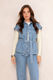 Freebird Weste - Gloria - blau (Mid Blue)