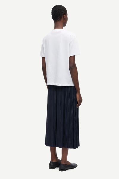 Samsøe & Samsøe Plissee-Rock - Uma Skirt - blau (NIGHTSKY)