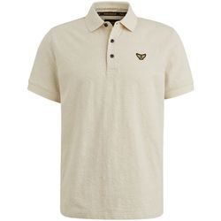 PME Legend Poloshirt mit Jacquardnuster - beige (Beige)