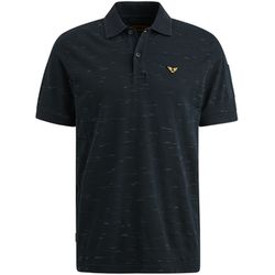 PME Legend Polo shirt with striped pattern - blue (Blue)