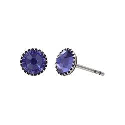 Konplott Ohrstecker - Black Jack  - lila (0040)