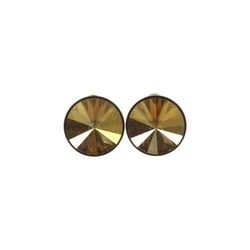 Konplott Ohrstecker - Rivoli - braun/gelb (0040)