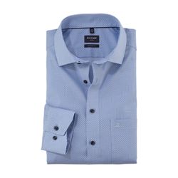 Olymp Modern Fit : Business shirt - blue (11)