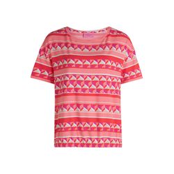 So Cosy T-Shit mit Muster - pink/rot (4825)