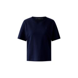Oui T-shirt in opaque cotton - Sveha - blue (5742)