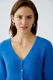 Oui Strickjacke - blau (5386)