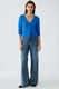 Oui Strickjacke - blau (5386)