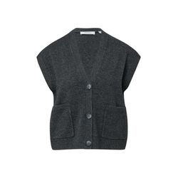 comma Strickpullunder mit aufgesetzten Taschen - grau (98W5)