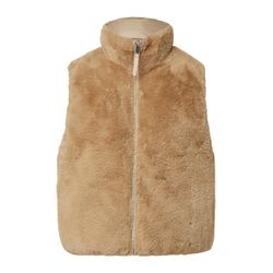 s.Oliver Red Label Reversible quilted waistcoat with fur - brown (8401)