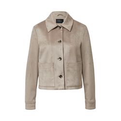 s.Oliver Black Label Jacke in Veloursleder-Optik   - braun (9625)