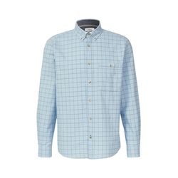 s.Oliver Red Label Regular Fit: Hemd aus Baumwolle mit Button-Down-Kragen - blau (50N0)