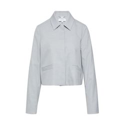 comma Short jacket with shirt collar - gray (90W9)