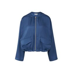 s.Oliver Red Label Satin-Blouson im Relaxed Fit  - blau (5527)