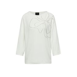 s.Oliver Black Label Knitted jumper with decorative beads - white (0200)