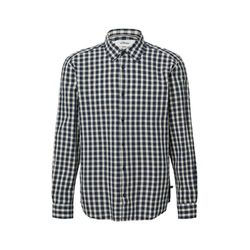 s.Oliver Red Label Regular Fit: Kariertes Hemd mit Kentkragen - blau (59N6)