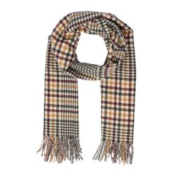 comma Softer Fransen-Schal mit Karo-Muster - beige (81N3)