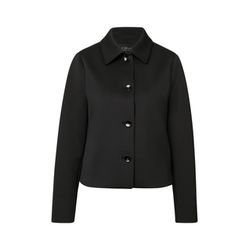 s.Oliver Black Label Hemdjacke aus Scuba  - schwarz (9999)