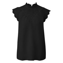 Q/S designed by Chemisier avec broderie - noir (9999)