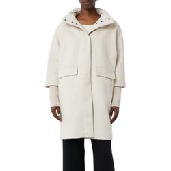 comma Weicher Wollmix-Cape mit Stehkragen   - grau (9301)