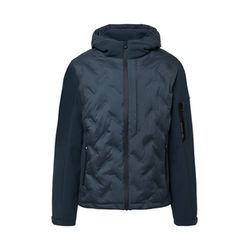 s.Oliver Red Label Jacke im Fabricmix mit Kapuze - blau (5922)