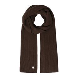 comma Wool knitted scarf - brown (8940)