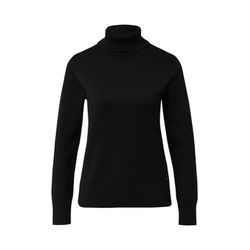 s.Oliver Black Label Slim-fit jumper with openwork details - black (9999)