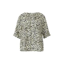 s.Oliver Red Label Strukturierte Bluse aus Viskosemix mit Raffung - weiß (02A2)
