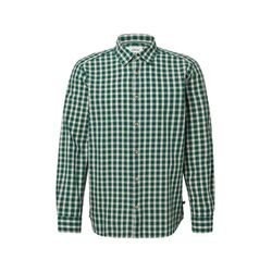 s.Oliver Red Label Regular Fit: Kariertes Hemd mit Kentkragen - grün (79N6)