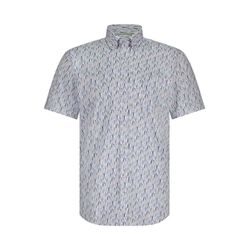 State of Art Kurzarm-Hemd mit Print - blau/lila/weiß (1134)