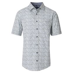 Casamoda Comfort Fit : Freizeithemd - blau/grün (300)