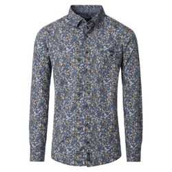 Casamoda Casual Fit: Freizeithemd - blau (100)