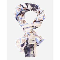 Brax Schal - Style Janine - beige/blau/braun (85)