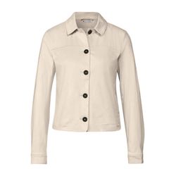 Street One Leichtes Velours Overshirt - beige (15437)