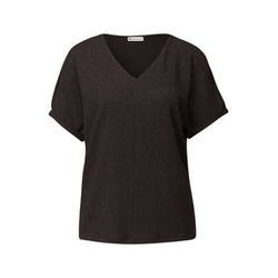 Street One Structure mix shirt - brown (16866)