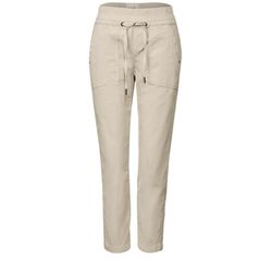 Street One Loose fit corduroy pants - beige (16916)