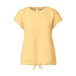 Street One Shirt mit feiner Struktur - gelb (16901)