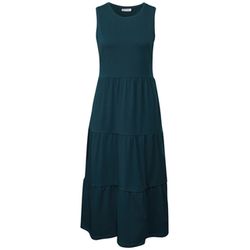 Street One Jersey-Kleid mit Volants - blau/grün (16857)