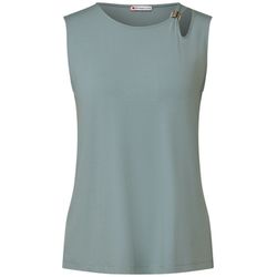 Street One Top with cut-out and detail - green (17020)