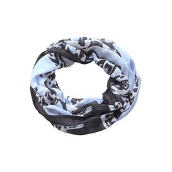 Cecil Patterned loop scarf - blue (36831)