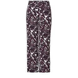 Cecil Gemusterte Crepe Hose - rot (36900)