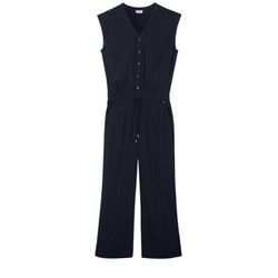 Cecil Jumpsuit en couleur unie - bleu (16831)