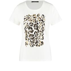 Taifun T-Shirt - beige/white (09702)