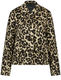 Taifun Jacke mit Leoprint - schwarz (01102)
