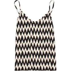 Garcia Spaghetti Top mit Alloverprint - schwarz (60)