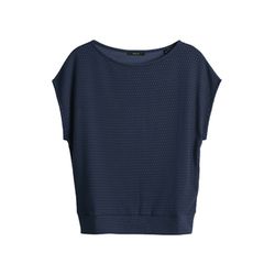 Opus Jerseyshirt mit Struktur - Sumsala - blau (60020)